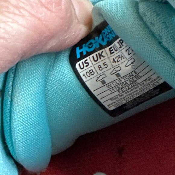 HOKA Womens Clifton‎ Sneakers Tennis Shoes Size 10 - Picture 8 of 8
